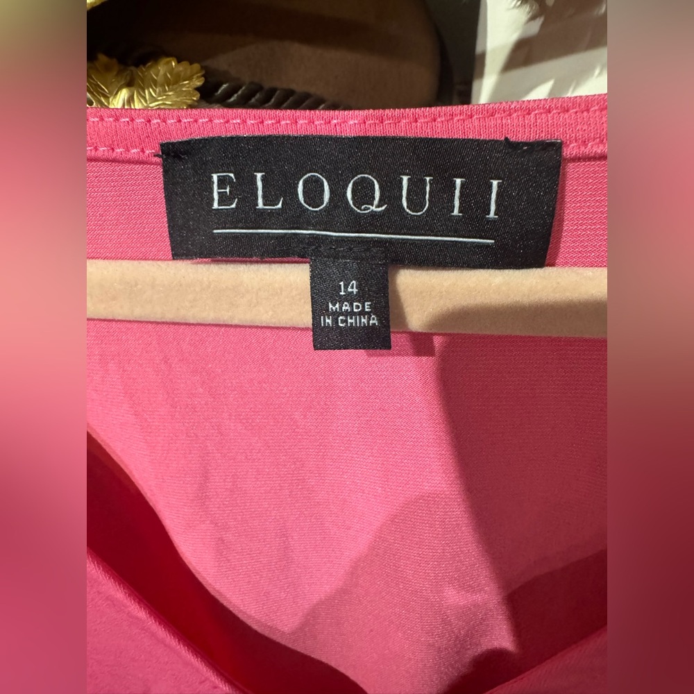 282 // Eloquii pink midi dress // 14 - Picture 4 of 5